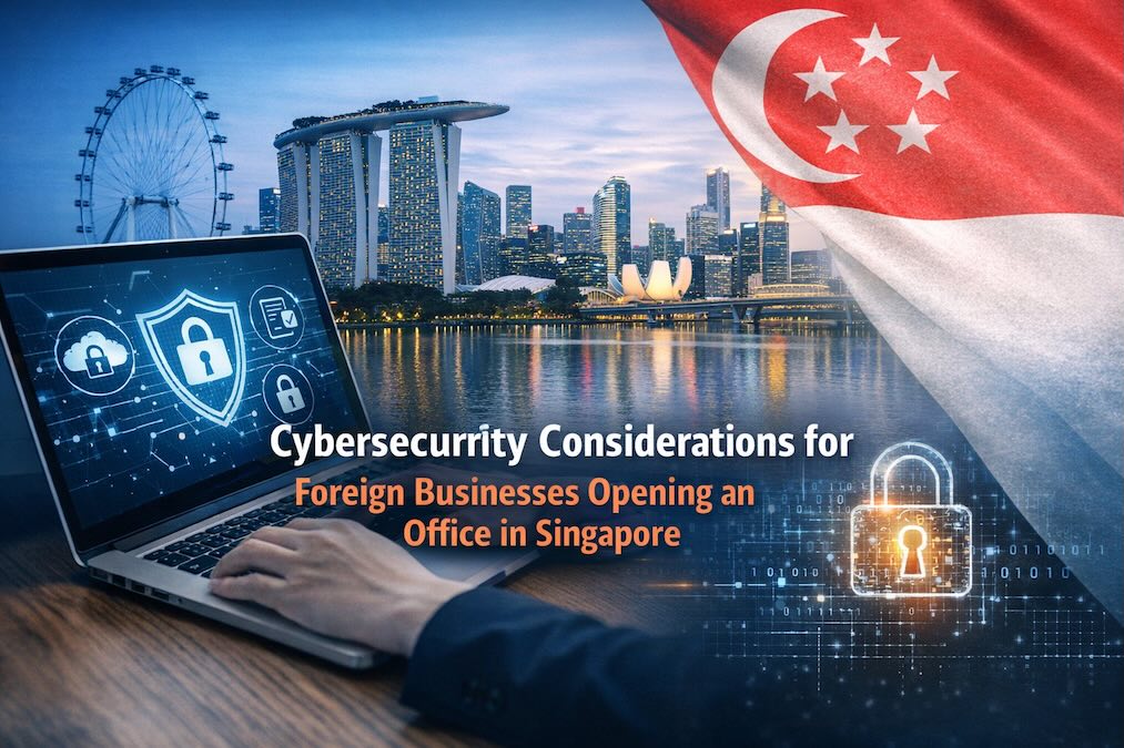 Cybersecurity for foreign businesses opening office in Singapore